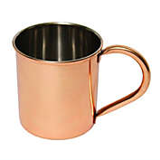 Alchemade - 100% Pure Hammered Copper Mug - 14 oz Stainless Steel Copper Plated Mug For Moscow Mules, Cocktails, Or Your Favorite Beverage - Keeps Drinks Colder, Longer