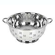 Lindy&#39;s 13 Qt Home Stainless Steel Colander with Handles for Straining, Steaming, Draining and Rinsing