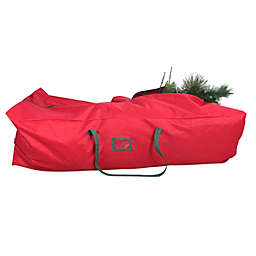 Northlight 7.5' Red and Green Rolling Artificial Christmas Tree Storage Bag