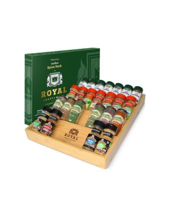 Royal Craft Wood(TM) Drawer Spice Rack Organizer (4 tiers)
