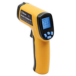 Chef Pomodoro Infrared Thermometer, Backlit LCD Display, -58℉～1022℉ (-50℃～550℃) Temperature Gun, (Not for Human-Use), Red Laser, Adjustable Emissivity, No Touch, Pizza Stone Oven BBQ Fridge