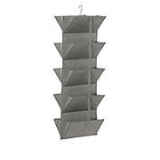 Lexi Home Stainless Steel Waterfall Hanging Organizer