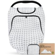 KeaBabies Baby Car Seat Cover for Spring, Autumn, Winter, Universal Stretch Fit Car Seat Covers for Babies (Kite)