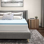Flash Furniture Capri Comfortable Sleep 2 inch Cool Gel Memory Foam Mattress Topper - King