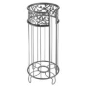mDesign Metal Toilet Paper Holder Stand - Storage for 3 Rolls