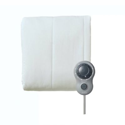 White for sale online Sunbeam MSU6S-MASTER WP Queen Size Waterproof Heated Mattress Pad 