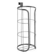 mDesign Metal Over the Tank Toilet Tissue Paper Roll Holder