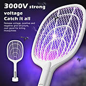 Stock Preferred Electric Mosquito Fly Swatter in White