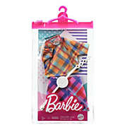 Barbie Fashion Pack with Multi-Colored Plaid Crop Top & Mini Skirt & Accessories