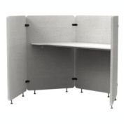 Offex Indoor Office Laptop/Computer Workspace Partitions/Dividers Acoustic Work Pod, 4-Panel