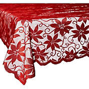 Eingefasst ANRO Oilcloth Tablecloth Oilcloth Washable Tablecloth Christmas Festive Wax Cloth Rund 100cm 