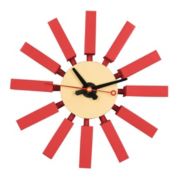 LeisureMod LeisureMod Vdara Modern Design Block Silent Non-Ticking Wall Clock CCL11R