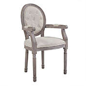 Modway Arise Vintage French Dining Armchair,Beige