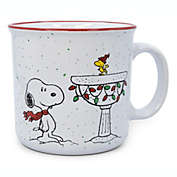 Peanuts Snoopy "Tis the Season" Ceramic Camper Mug   BPA-Free Travel Coffee Cup For Espresso, Caffeine, Cocoa   Home & Kitchen Essentials, Holiday Christmas Gifts and Collectibles   Holds 20 Ounces