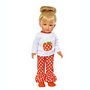 American Dotted Pumpkin Outfit Fits 18 Inch Fashion Girl Dolls
