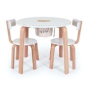 Lily and River&reg; Little Creator - Montessori 3-in-1 Activity Table Set for Kids - Dry Erase Surface - Read Along Board Book - Canvas Bag Storage