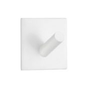 Smedbo Self-Adhesive Hook White Stainless Steel BX1092
