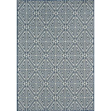 Momeni Baja Area Rug, Navy, 5'3" X 7'6". View a larger version of this product image.