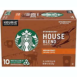 Starbucks Coffee K-Cup Pods, House Blend, 10 CT
