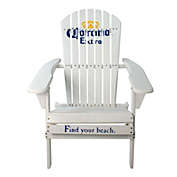 Northlight 36" White Corona Classic Folding Wooden Adirondack Chair