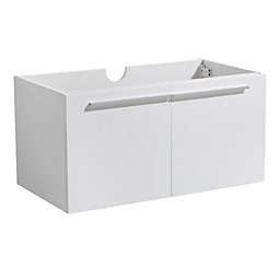Fresca  Vista 36 White Modern Bathroom Base Cabinet
