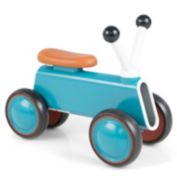 Slickblue 4 Wheels Baby Balance Bike without Pedal-Blue