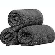 Utopia Towels  12-Pack Kitchen Bar Mop Towels Cleaning Towels 16x19" 100% Cotton, Grey