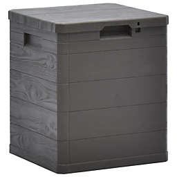 vidaXL Patio Storage Box 23.8 gal Brown