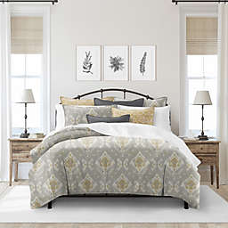 6ix Tailors Fine Linens Mahal Gray Comforter Set
