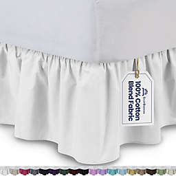 Daybed Skirt-Split Corner Ruffled Bed Skirts Of Dust Ruffle Bed Skirt 