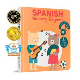Spanish Books for Toddlers 1-3   Nursery Rhymes Book for Infants and Babies   Spanish Learning for Kids   Bilingual Toys   Music Book   Books with Sound   “Pin Pon" Sound Book en Español