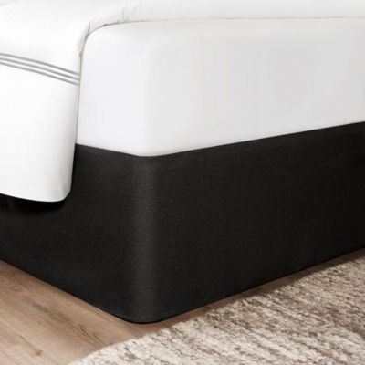 Standard Textile Home Circa Bed Wrap, Faux Leather King Size Bed Skirt