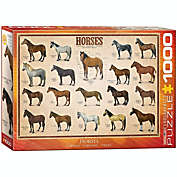 Eurographics  - 1000 pc Puzzle (Horses)