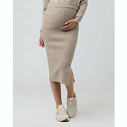 Ripe Maternity Dani Knit Skirt Latte