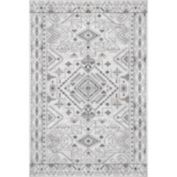 nuLOOM Malena Tribal Bordered Machine Washable Area Rug