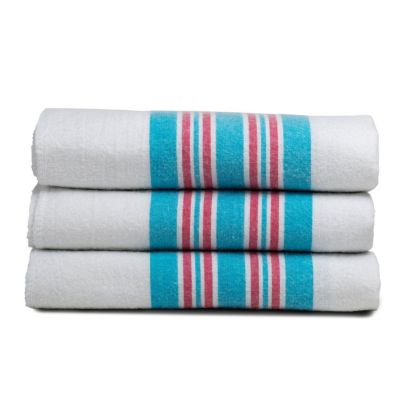 Standard Textile Home - Hospital Receiving Blanket, Set of 3, Blue/Pink Stripe