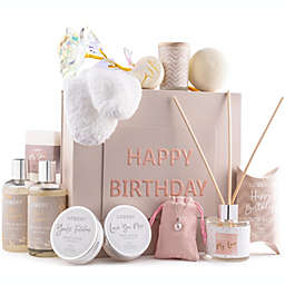 Birthday Gift Basket - Bath & Spa Gift Set for Women - Luxury Birthday Spa Gift Box