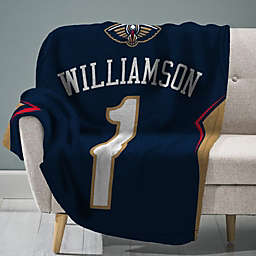 Sleep Squad New Orleans Pelicans Zion Williamson  60-Inch X 80-Inch Raschel Plush Jersey Blanket