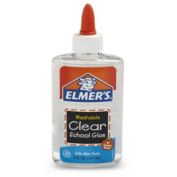 Elmer&#39;s Liquid School Glue, Clear, Washable, 5 Ounces, 1 Count