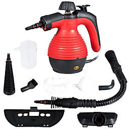 Costway 1050W Multifunction Portable Steam Cleaner with Attachments in Red