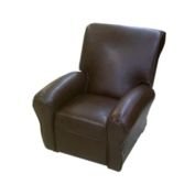 Dozydotes Big Kids Recliner - Pecan Brown Leather Like DZD11950