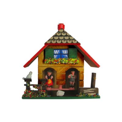 Alexander Taron 4.25" Yellow, Red, and Brown Home Decor and Collectible Engstler Weather House