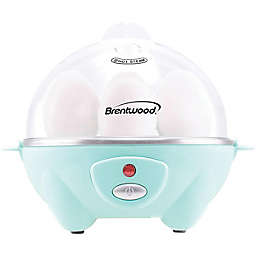 Brentwood Electric 7 Egg Cooker with Auto Shut Off in Blue