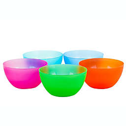 Lexi Home Colorful Plastic Netted Bowls - Set of 6