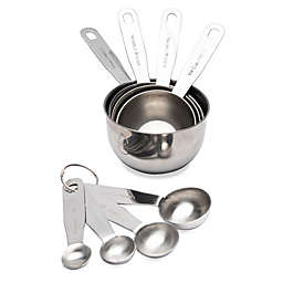 Lexi Home Premium 8 pc. Stainless Steel Measuring Cup and Spoon Set