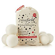 Casafield  Wool Dryer Balls Set of 6, Extra Large Organic Handmade 100%