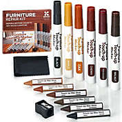 Katzco Wood Furniture Repair Kit Wood Markers For Scratches - Set Of 13 - Markers