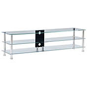 Home Life Boutique TV Stand Transparent Tempered