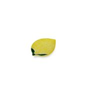 Contemporary Home Living 6" Decorative Ceili Yellow Lemon Medium Tray