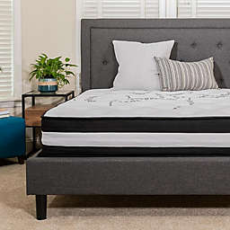 Flash Furniture Capri Comfortable Sleep 10 Inch CertiPUR-US Certified Foam and Pocket Spring Mattress - Queen